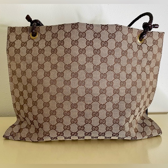 Gucci braided handle tote - Picture 4 of 16